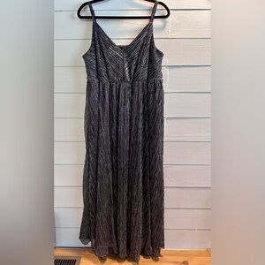 Torrid Tea Length Sleeveless Black Dress